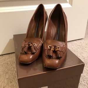 Gucci Lifford Heels, size 7B, color: Cuir